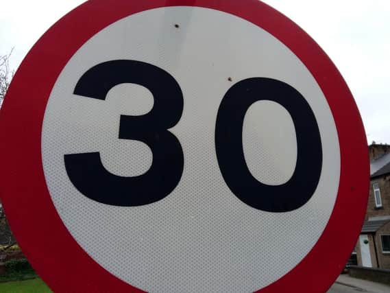 30mph road sign