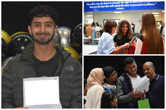 Students across Luton celebrated their GCSE results today
