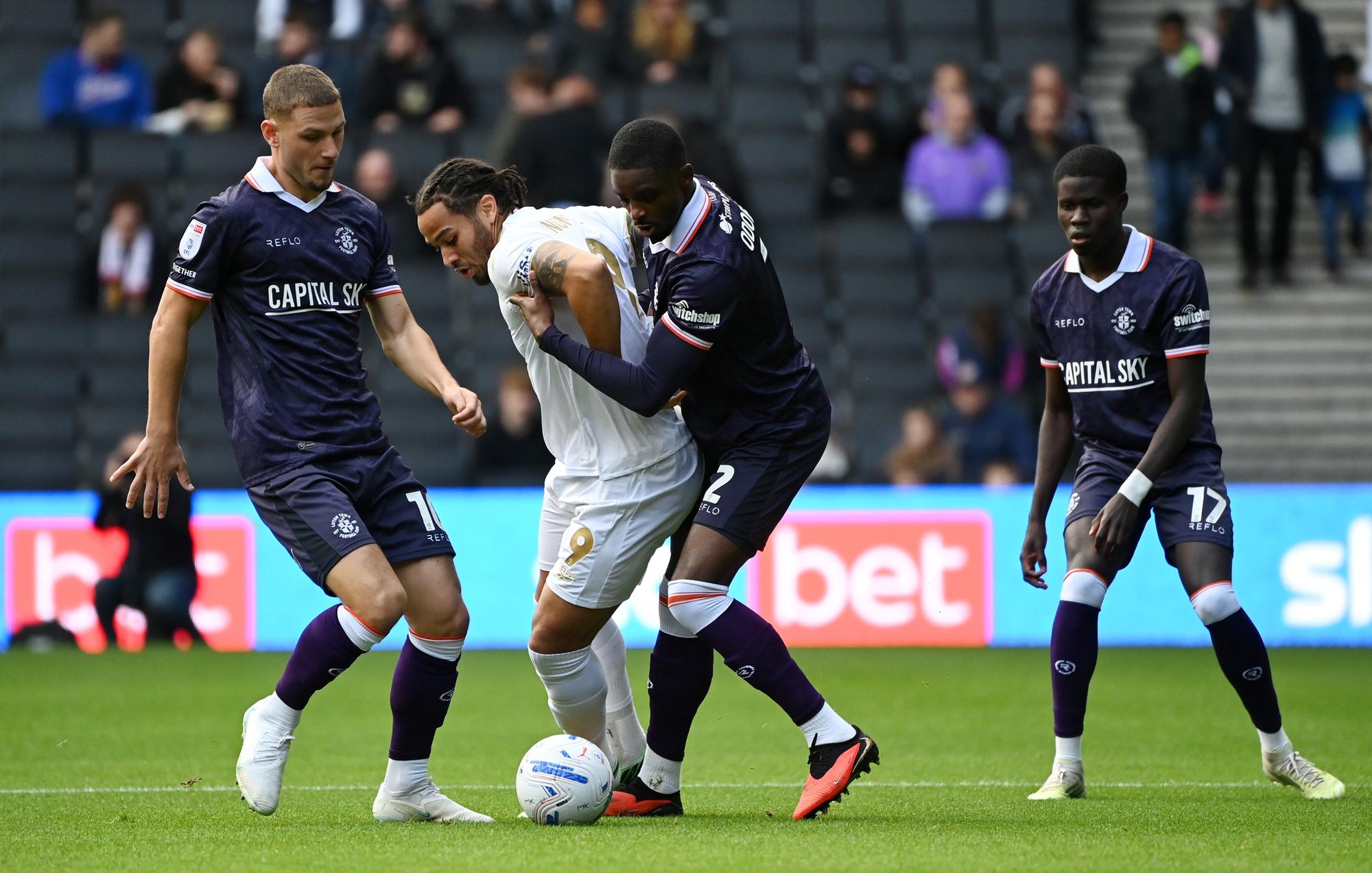 Luton were beaten 2-1 at MK Dons on Saturday - pic: Jane Russell