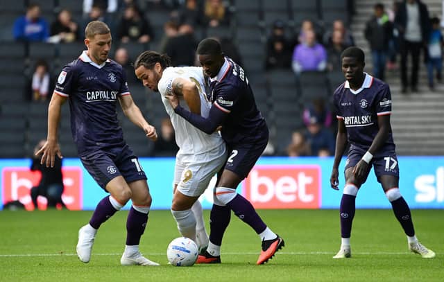 Luton were beaten 2-1 at MK Dons on Saturday - pic: Jane Russell