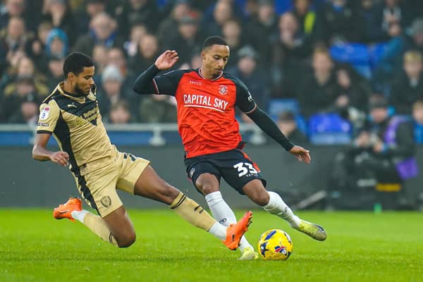 Cohen Bramall in action for the Hatters last season - pic: David Horn / PRiME Media Images