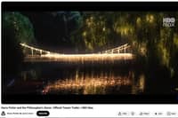 Wardown Park appears in the trailer (Still from HBO video).