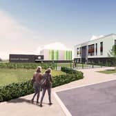 An artist's impression of what Houstone School will look like when it is complete.