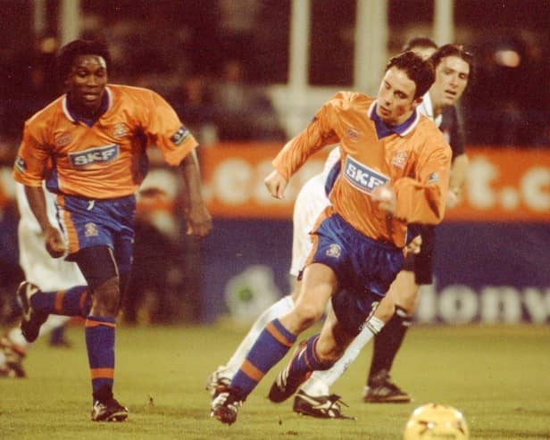Michael McIndoe during his time at Luton Town - pic: Hatters Heritage