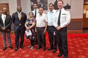 The PCC with members of the cohesion team