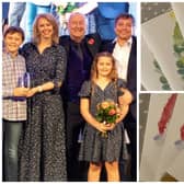 Amelie Turnball won an award for inspiring other young people to enjoy art
