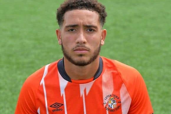 Millar Matthews-Lewis during his time with Luton - pic: Luton Town FC