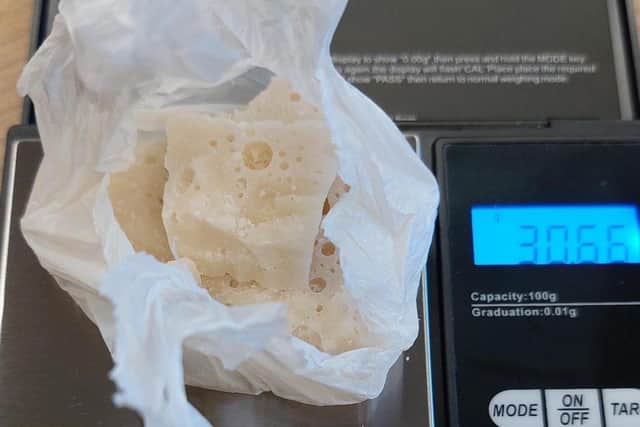 Crack cocaine seized by police. Picture: Bedfordshire Police