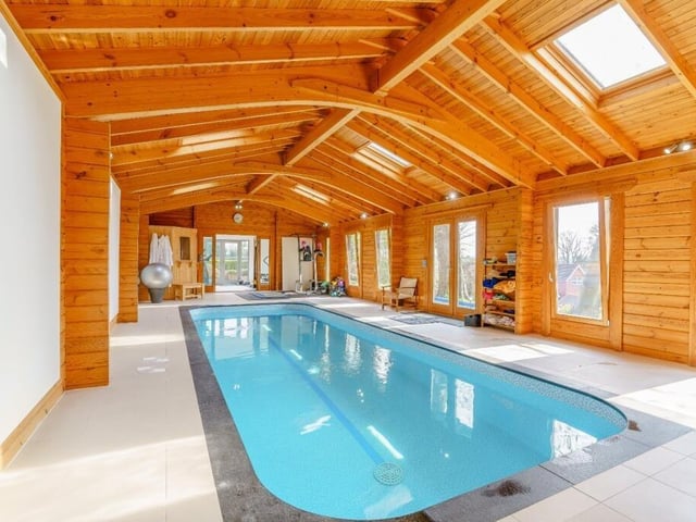 With your very own pool (and shower room), you don't need to travel far to get a few lengths in in the mornings! And don't worry about the weather, it's all indoors, so you can swim in any weather.