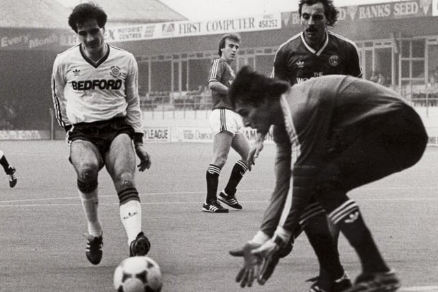 Had moved to Luton from Millwall in 1986, joining his former Fulham manager Ray Harford, who paid £40,000 to recruit him. Scored on his home debut against Southampton, the only goal he managed for the Hatters as he was used sparingly during his time at Kenilworth Road, heading back to the Cottagers in 1987.
