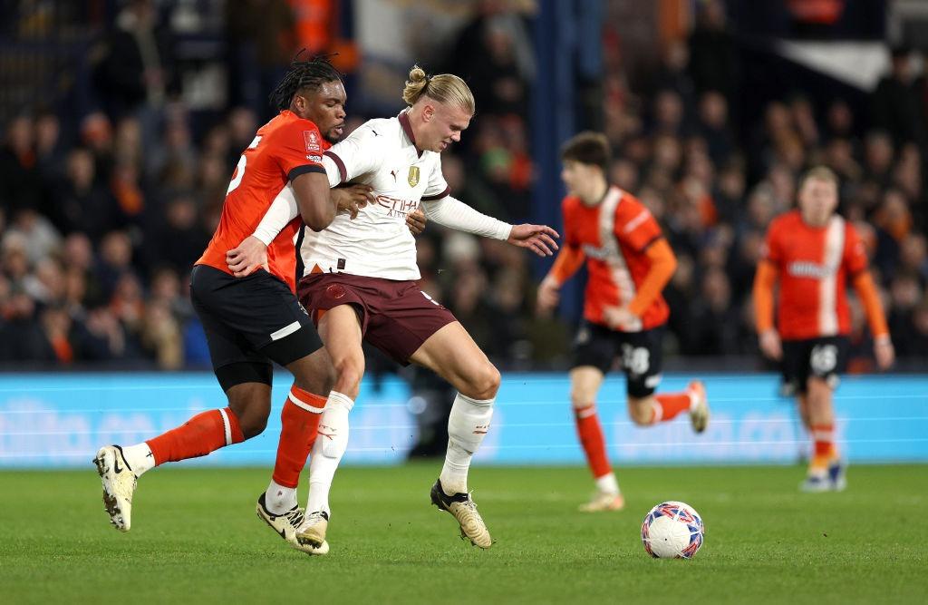 Haaland hammers five as Luton are thrashed by Manchester City in the FA Cup