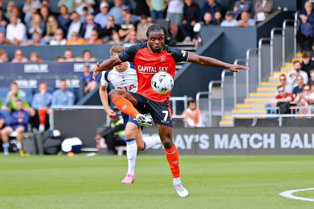 Milli Alli looks to take the ball down against Tottenham Hotspur - pic: Liam Smith