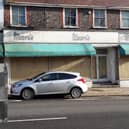 The current shopfront, inset: the shops in the 1860s.  Pictures: Dunstable Town Council and Dunstable and District Local History Society
