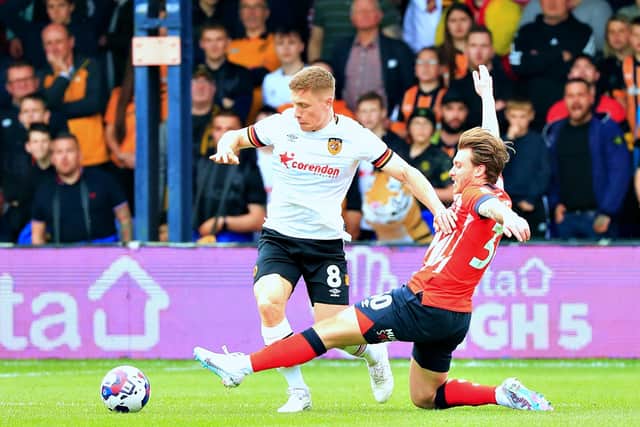 Luke Freeman could be allowed to leave Kenilworth Road this summer - pic: Liam Smith