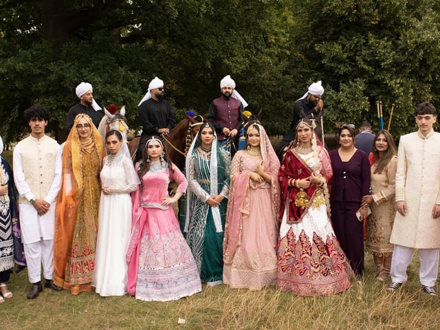 Models, organisers, beauticians, horse riders, and collections from Bliss Boutique and Memsaab Clothing at the fashion showcase.