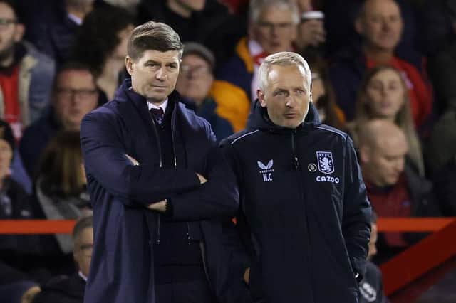 Neil Critchley was assistant to Steven Gerrard at Aston Villa recently