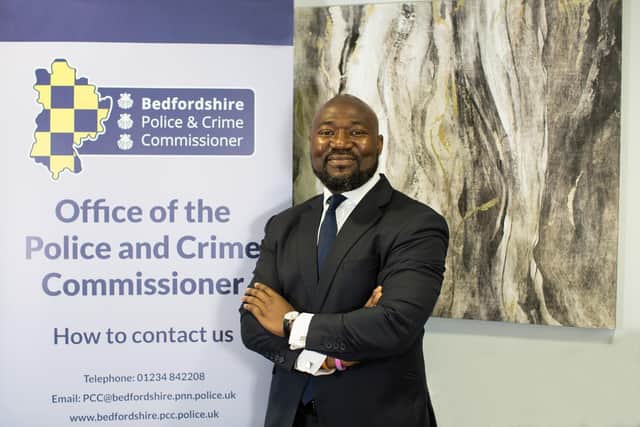 The scheme has been launched by Bedfordshire's Police and Crime Commissioner Festus Akinbusoye