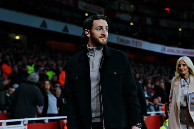 Town captain Tom Lockyer was at the Emirates Stadium to watch Luton lose to Arsenal recently - pic: Liam Smith