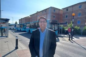 Councillor Javed Hussain at the busway. Picture: Luton Borough Council