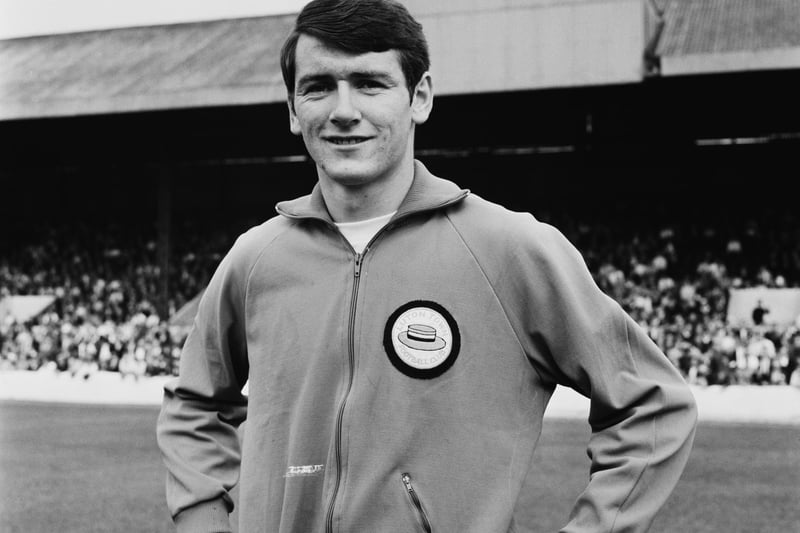Luton's Bruce Rioch poses for a picture on 11th September 1968. Perhaps more famous as a manager, Rioch started out as a player for the Hatters in 1946. He went on to play 149 times, scoring an impressive 47 times for a midfielder, over the next five seasons.