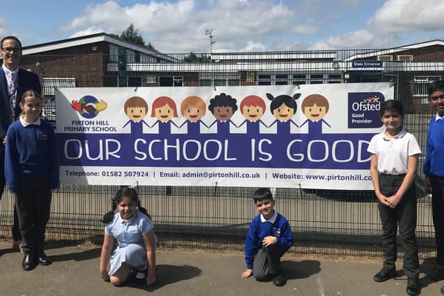 Pirton Hill primary is celebrating its Ofsted report