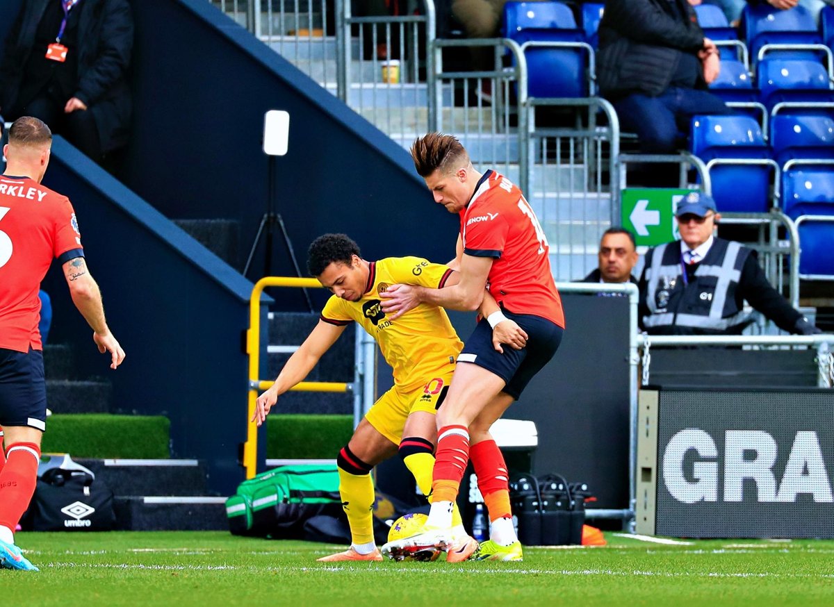 Luton's impressive run is ended in subdued fashion with disappointing defeat to Sheffield United