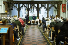 Around 300 people attended the public meeting about the Old Palace Lodge