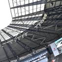 A man has been arrested after an incident following the Milton Keynes Dons v Luton Town match at stadium:mk on Saturday