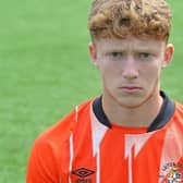 Archie Heron has signed a new professional development contract at Luton - pic: Luton Town FC