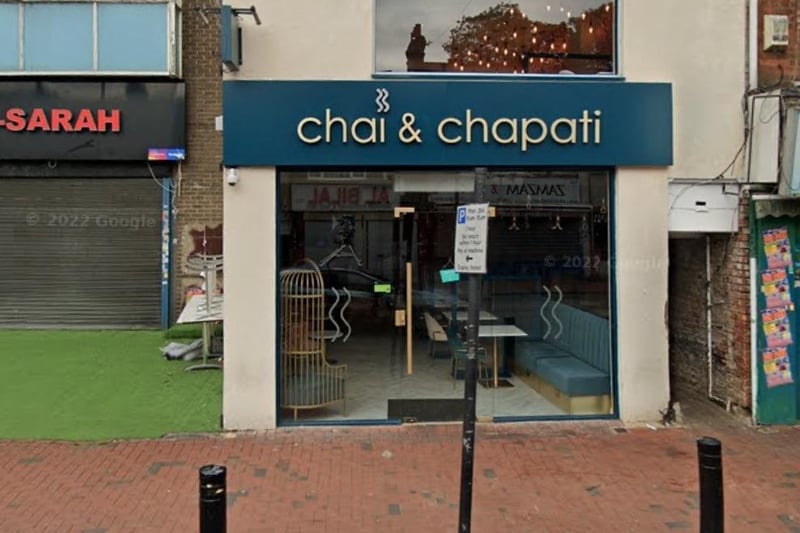 Chai and Chapati at 187 Dunstable Road was given a rating of five on January 24
