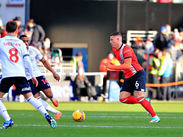Ross Barkley looks to get forward for the Hatters - pic: Liam Smith