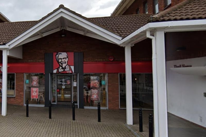 KFC at 9 Wigmore Park Centre on Wigmore Lane was given a rating of five on January 18