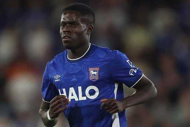 Tudor Mendel during his senior debut for Ipswich Town in the Carabao Cup - pic: Richard Pelham/Getty Images