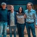 Sam Braysher (centre) pictured with pianist Matyas Gayer, drummer Steve Brown, bassist Dario di Lecce and award-winning jazz vocalist Sara Dowling.