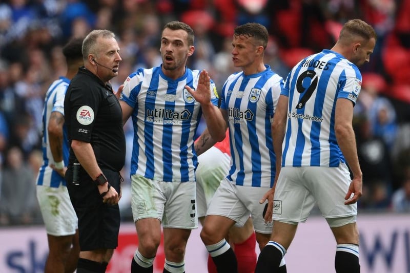 The Terriers defeated an injury ravaged Luton 2-1 on aggregate in their semi-final contest, but then were beaten 1-0 by Nottingham Forest, for whom Ethan Horvath came on as a late substitute, at Wembley, thanks to a Levi Colwill own goal.