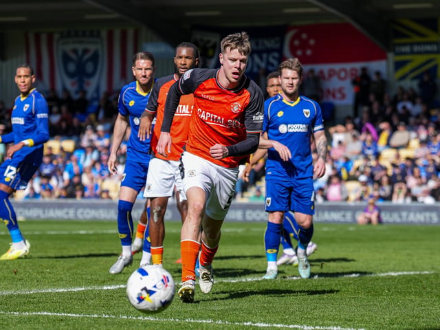 Returned to the starting XI after missing the last five games through a foot injury, as he was one of two changes, replacing Lonwijk and taking up his preferred role in the middle of the back three. Looked like he hadn’t been away, negating the aerial balls forward that the Dons tried to begin attacks with, as his physical approach was mostly deemed fair by referee Brook. After the break, it was more about keeping switched on as the Hatters were in cruise control following their second goal. Used the ball efficiently too, which allowed Town to attack down either flank, something they did with real aplomb.