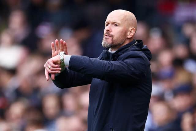 Erik ten Hag is coming under increasing pressure at Old Trafford - pic: Clive Rose/Getty Images