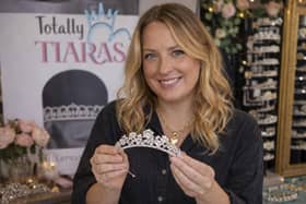 Lisa Stephens launched her business Totally Tiaras last year