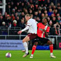 Teden Mengi goes up against Erling Haaland during Town's FA Cup tie last week - pic: Liam Smith