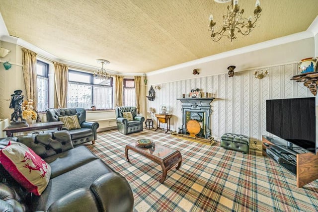 According to the listing, the home also features 'attractive fireplaces'