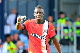 Luton midfielder Marvelous Nakamba - pic: Liam Smith