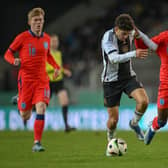 Nelson Abbey in action for England U20s - pic: Christian Kaspar-Bartke/Getty Images for DFB