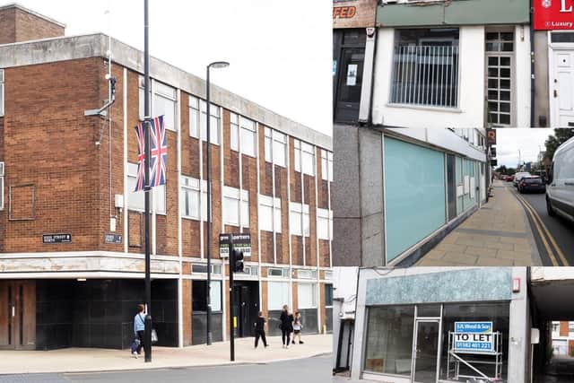 Images of closed retail properties in Dunstable town centre. Picture: Tony Margiocchi