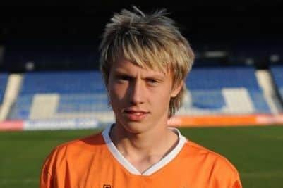 Cauley Woodrow during his time with Luton