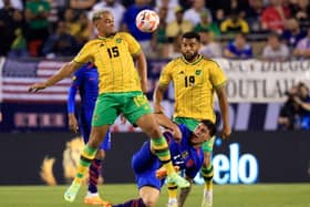 Joel Latibeaudiere in action for Jamaica during the Concacaf Gold Cup recently - pic: Justin Casterline/Getty Images