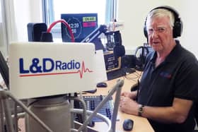 Keith Bowden presenting L&D Radio from Futures House, in Marsh Farm. (Picture: Tony Margiocchi)