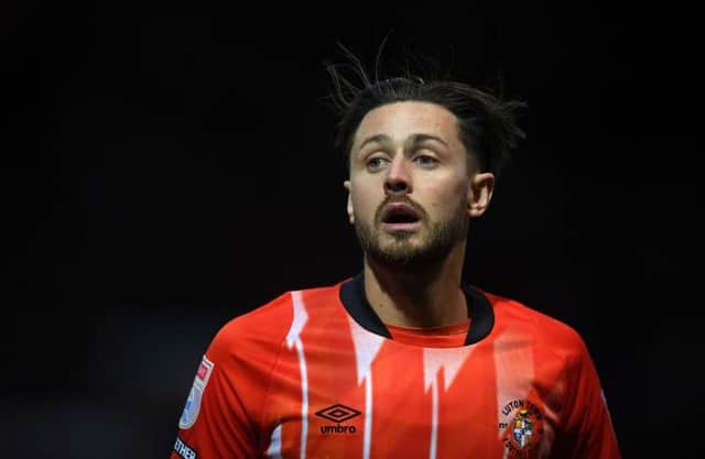 Hatters attacker Harry Cornick came off the bench for Luton on Tuesday night