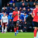 Albert Sambi Lokonga comes on against Manchester City last week - pic: Liam Smith