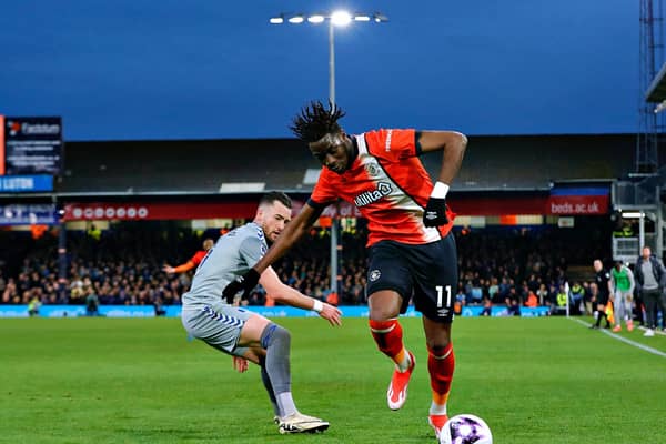 Hatters forward Elijah Adebayo could be a wanted man in the summer - pic: Liam Smith