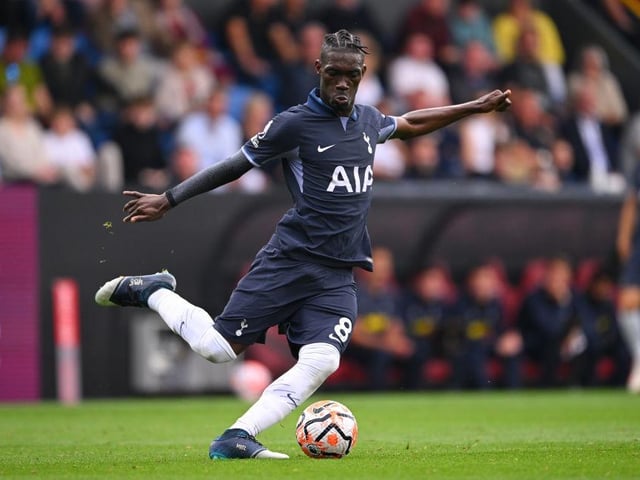 GK: Guglielmo Vicario, Hugo Lloris, Fraser Forster, Brandon Austin, Alfie Whiteman. DEF: Eric Dier, Ben Davies, Emerson Royal, Ryan Sessegnon, Pedro Porro, Cristian Romero, Micky van de Ven. MID: James Maddison, Yves Bissouma (pictured), Bryan Gil, Oliver Skipp, Pierre-Emile Hojbjerg, Giovani Lo Celso, Ivan Perisic. FWD: Dejan Kulusevski, Richarlison, Manor Solomon, Son Heung-min, Brennan Johnson. U21s: Pape Mata Sarr, Destiny Udogie, Alejo Veliz.